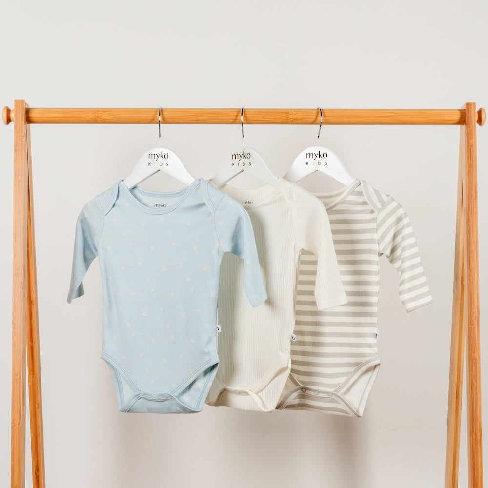 Panda Long Sleeve Bodysuit Set for Boys