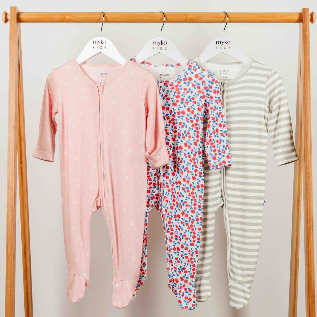 Panda Pyjamas Set of 3 for Girls