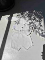 Tricot Cardigan and Short Set