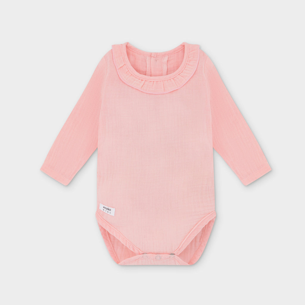 Long Sleeve Muslin Bodysuit