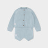 Tricot Cardigan and Short Set
